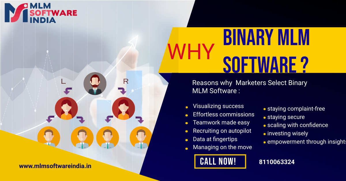 Reasons Why Top Marketers Select Binary MLM Software